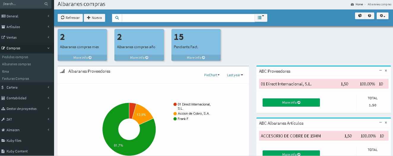 gestion de proveedores tienda online y erp en la nube