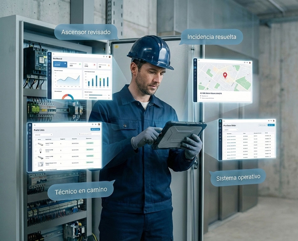 Software de gestión - Vista Principal