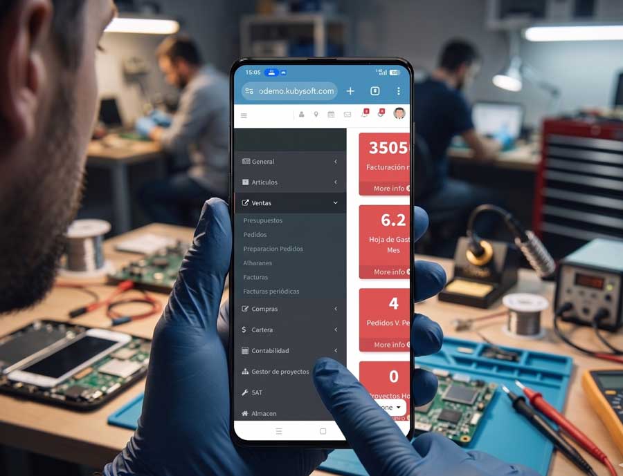 App móvil para pymes de atención técnica