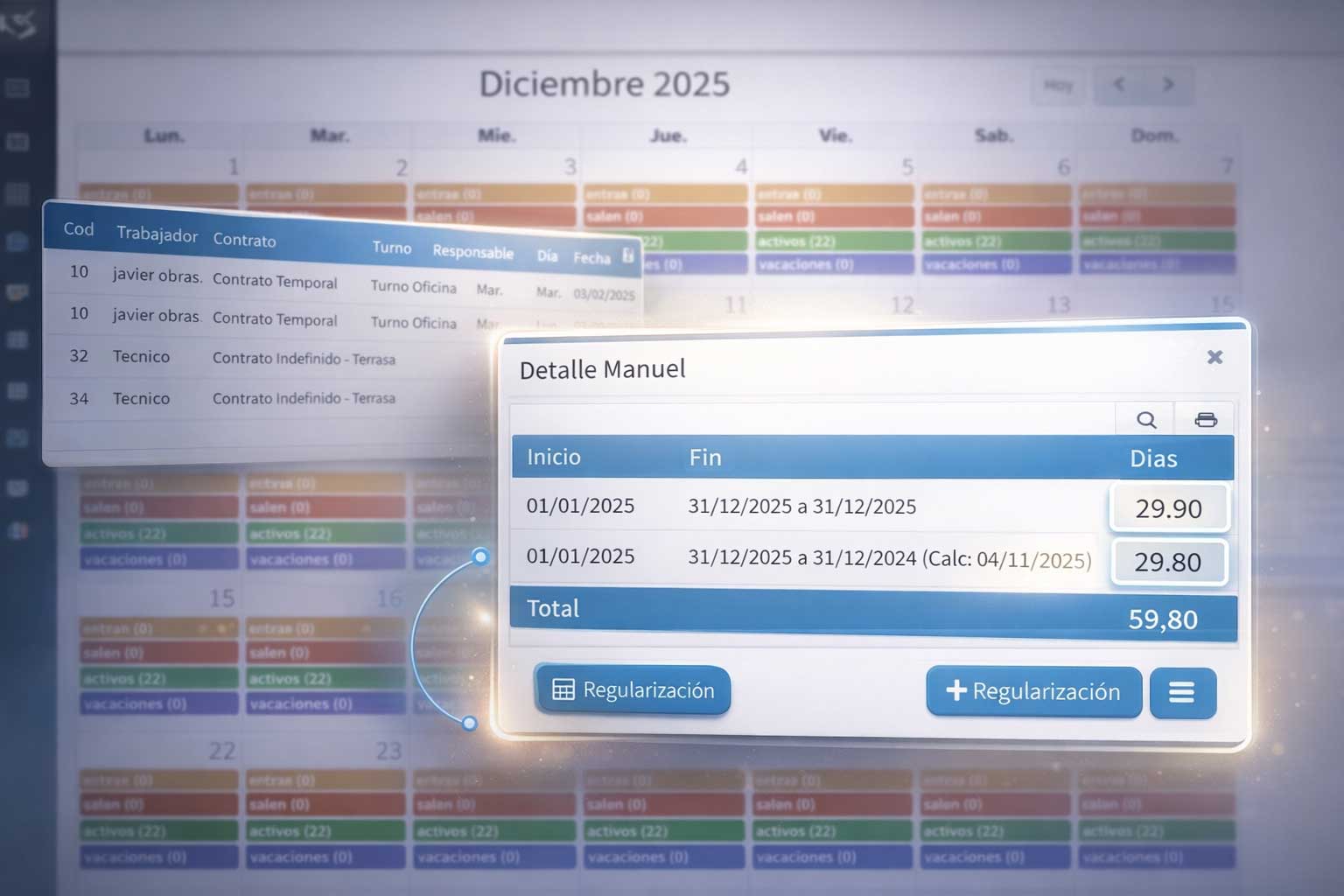 Software RRHH técnicos SAT