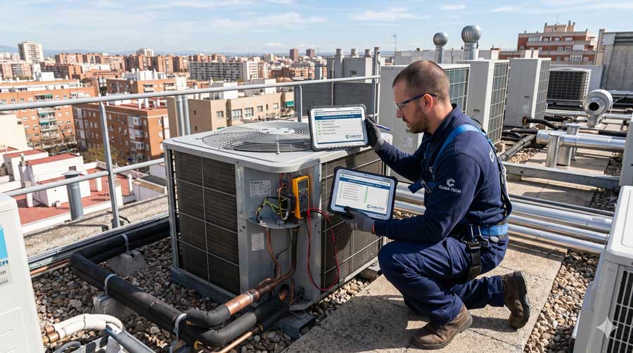 mantenimiento preventivo de climatización