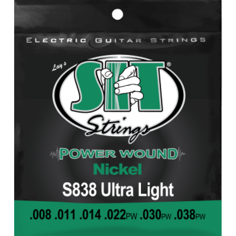 JUEGO CUERDAS GUITARRA ELECTRICA SIT POWERSOUND S838 08-038