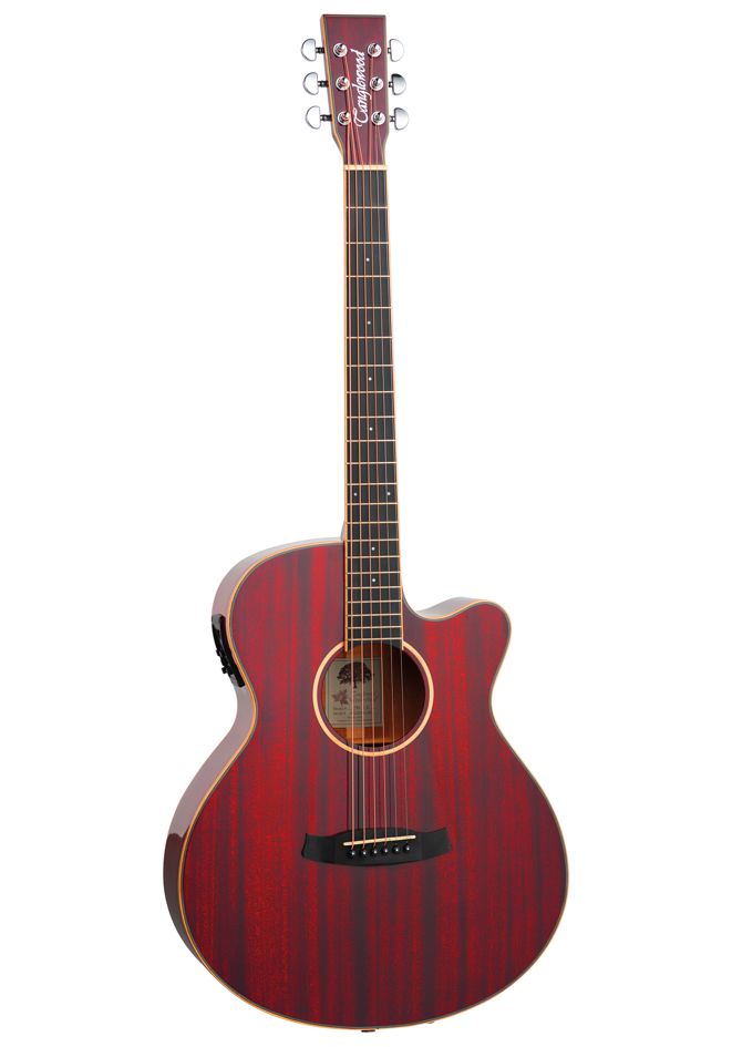 GUITARRA ACUSTICA AMPLIFICADA TANGLEWOOD TW4CER RED GLOSS