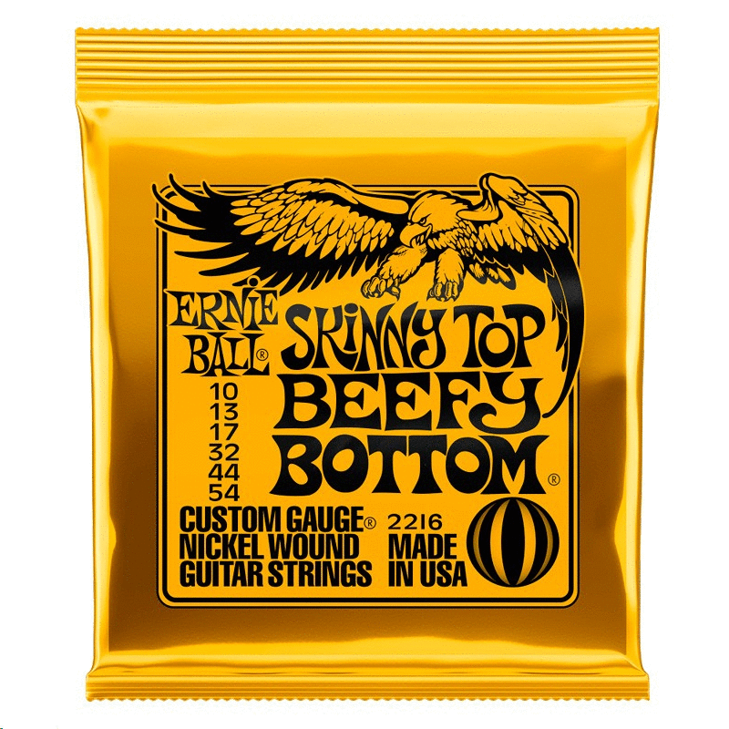 JUEGO CUERDAS GUITARRA ELECTRICA ERNIE BALL 10/54 SLINKY TOP BEEFY BOTTOM HEAVY 2216