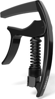 CEJILLA GUITARRA ACUSTICA-ELECTRICA DADDARIO PW-CP-09 TRI-ACTION NEGRO