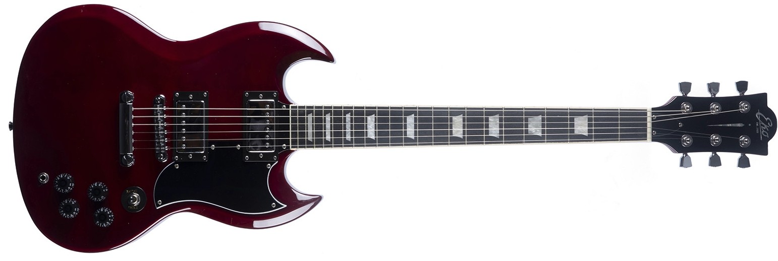 GUITARRA ELECTRICA EKO DV300 WINE RED