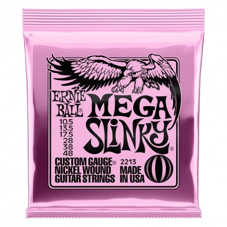 JUEGO CUERDAS GUITARRA ELECTRICA ERNIE BALL 10.5/48 SLINKY MEGA 2213