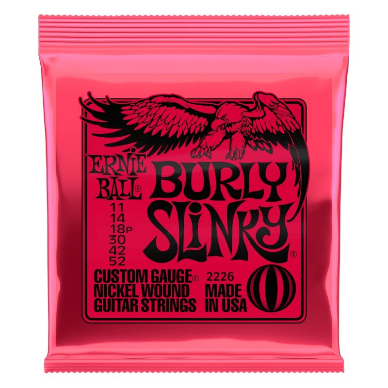 JUEGO CUERDAS GUITARRA ELECTRICA ERNIE BALL 11/52 BURLY 2226