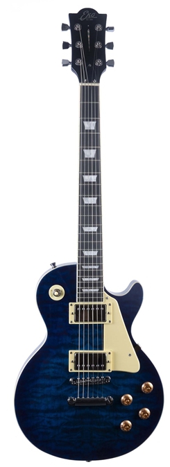 GUITARRA ELECTRICA EKO LS300 BLUE QUILTED