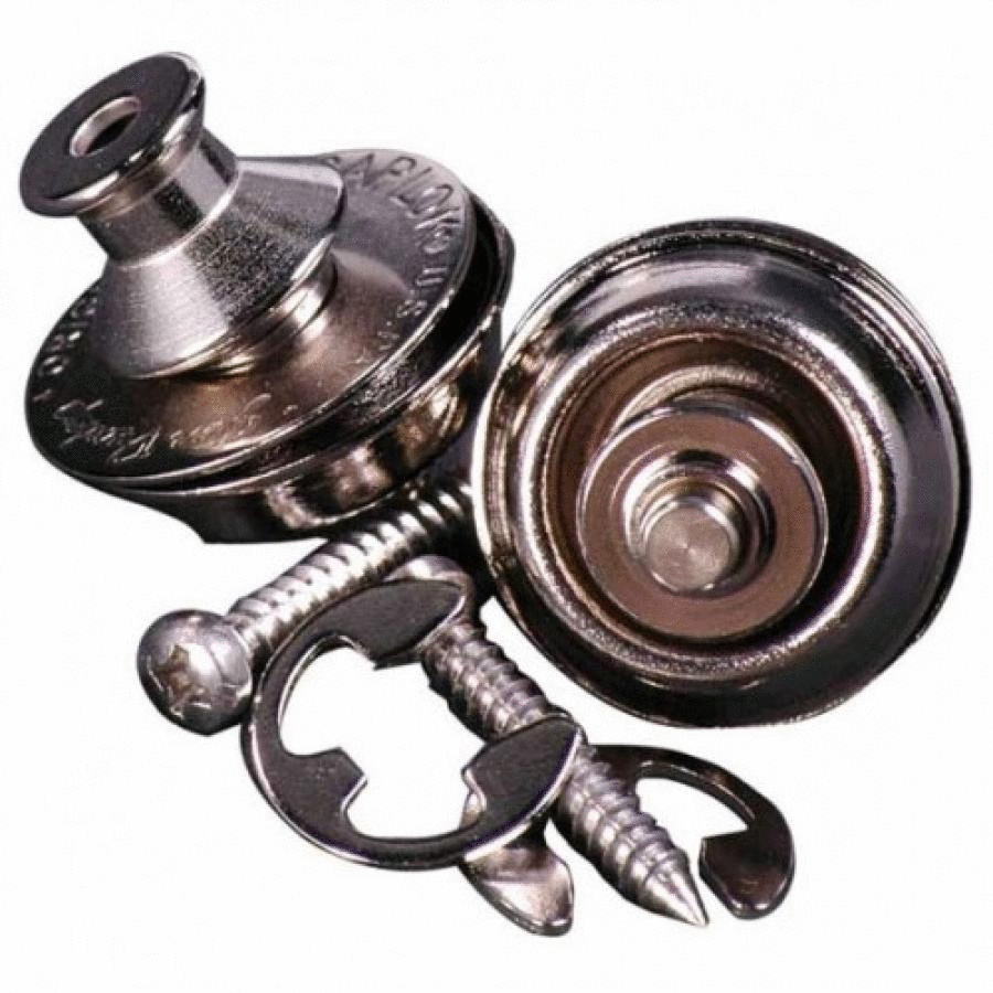 POMOS SEGURIDAD DUNLOP 1101N ORIGINAL NIQUEL (PAR) STRAPLOK 