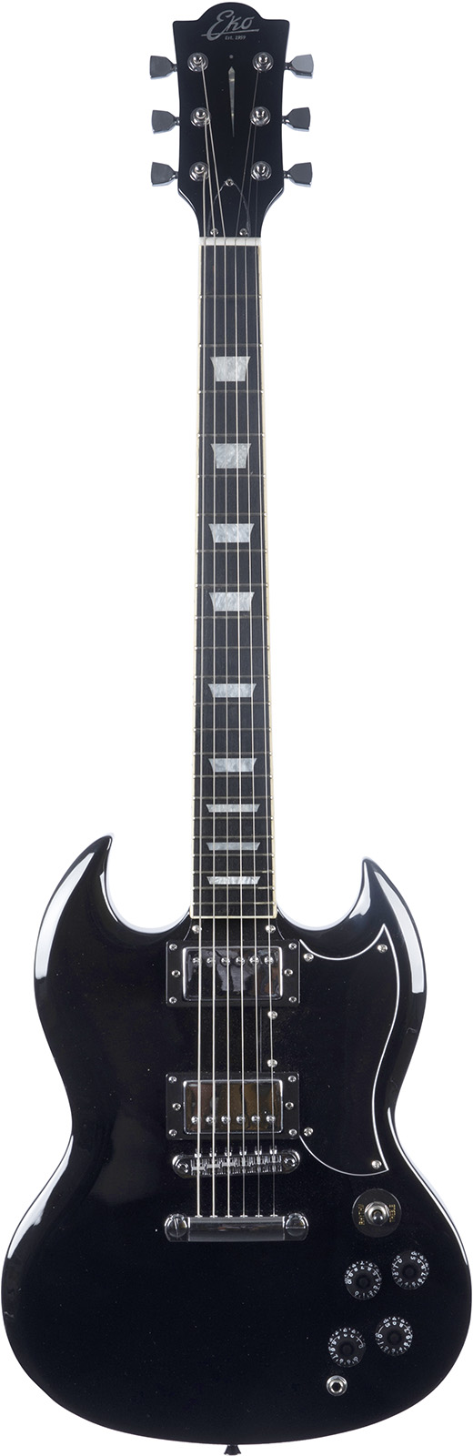 GUITARRA ELECTRICA EKO DV300 BLACK
