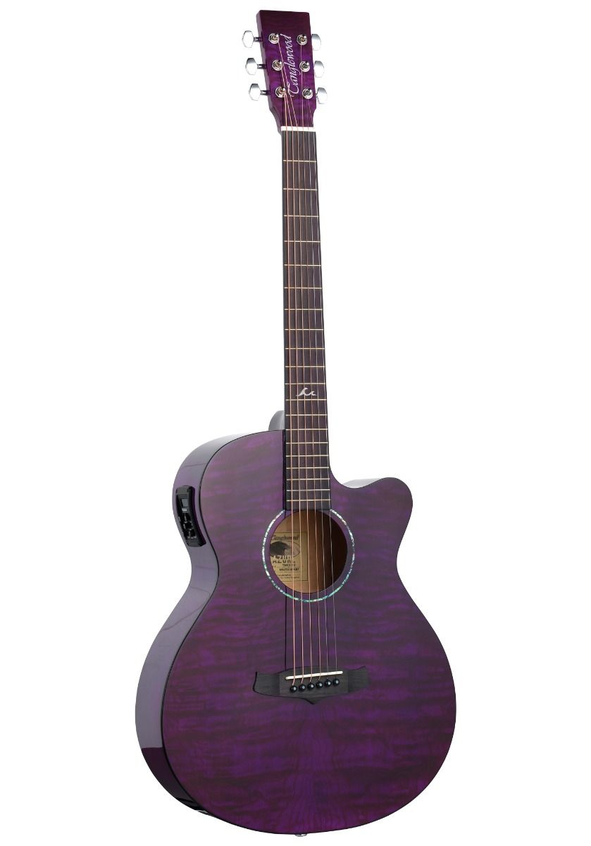 GUITARRA ACUSTICA AMPLIFICADA TANGLEWOOD AZURE PURPURA TA4CEPU