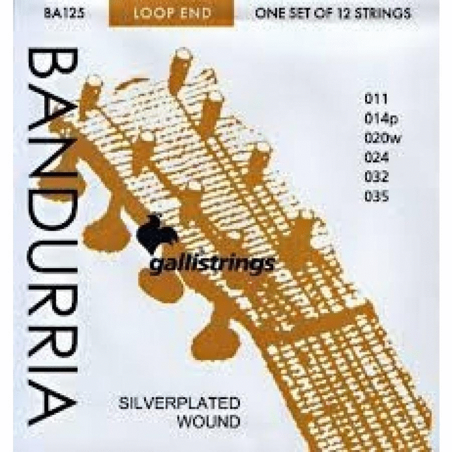JUEGO CUERDAS BANDURRIA GALLI BA-125