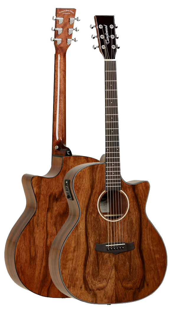 GUITARRA ACUSTICA AMPLIFICADA TANGLEWOOD TVCXPW EXOTIC WALNUT